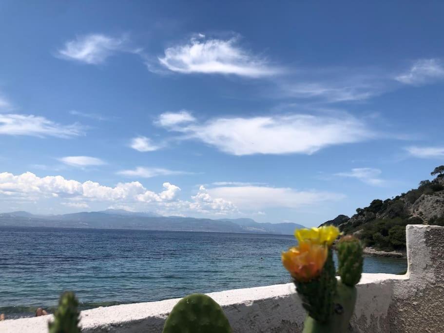 House By The Sea At Skaloma, Loutraki Villa Vouliagmeni Gölü Dış mekan fotoğraf
